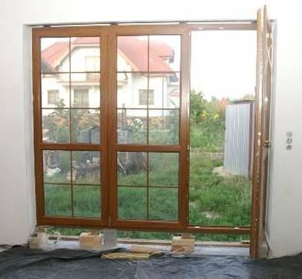 nieprawidłowo zamontowane drzwi tarasowe